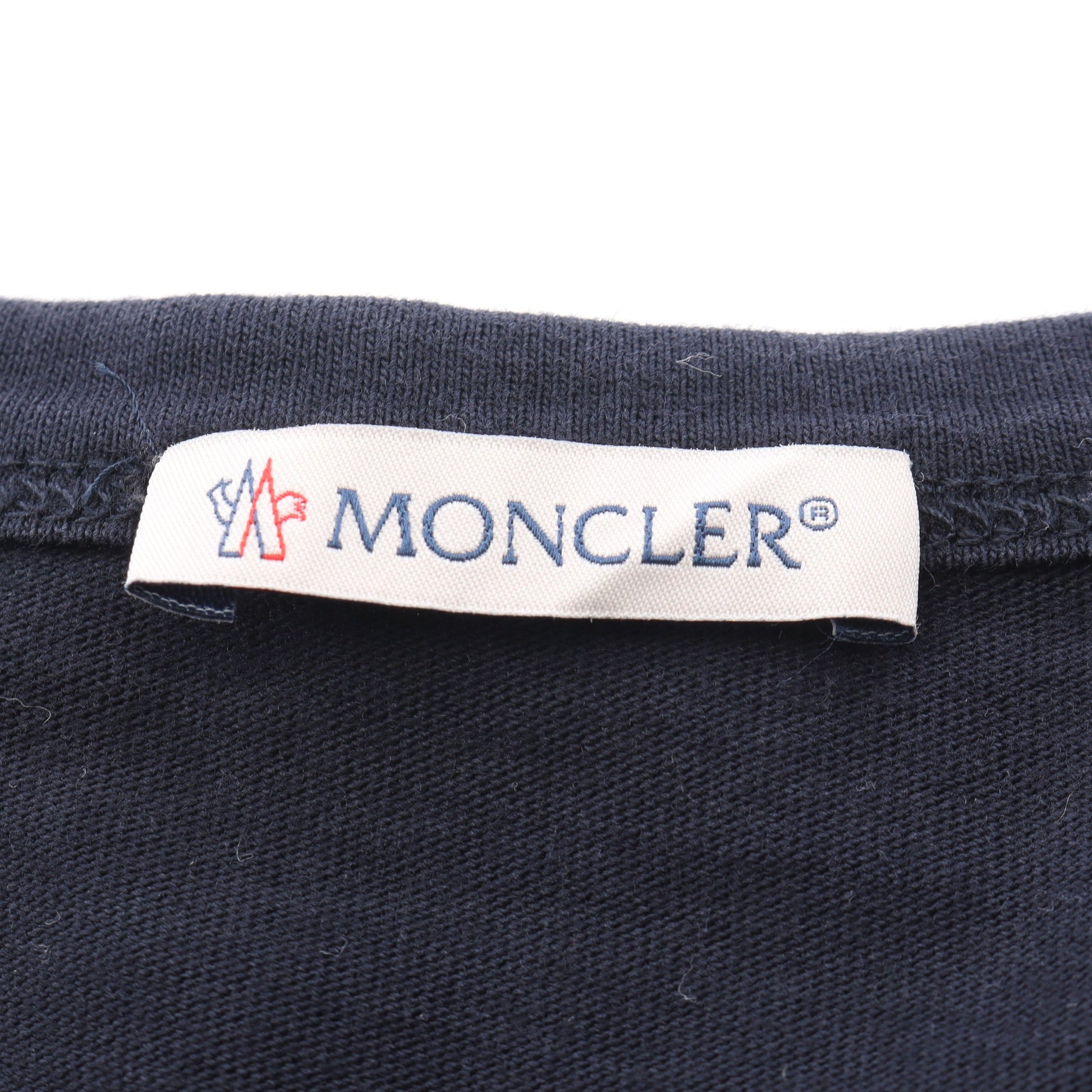 半袖Tシャツ コットン ネイビー モンクレール トップス MONCLER