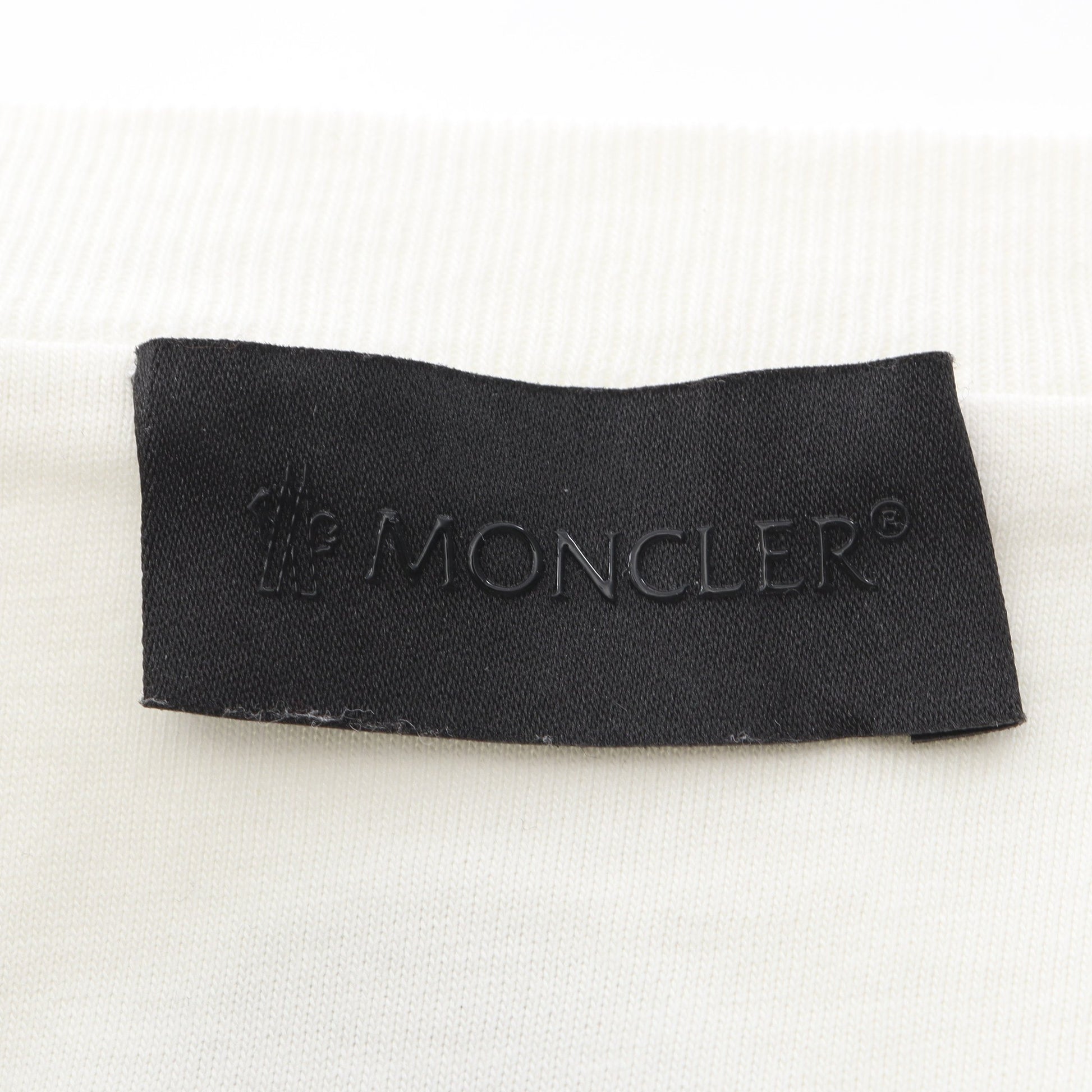 半袖Tシャツ コットン ホワイト モンクレール トップス MONCLER