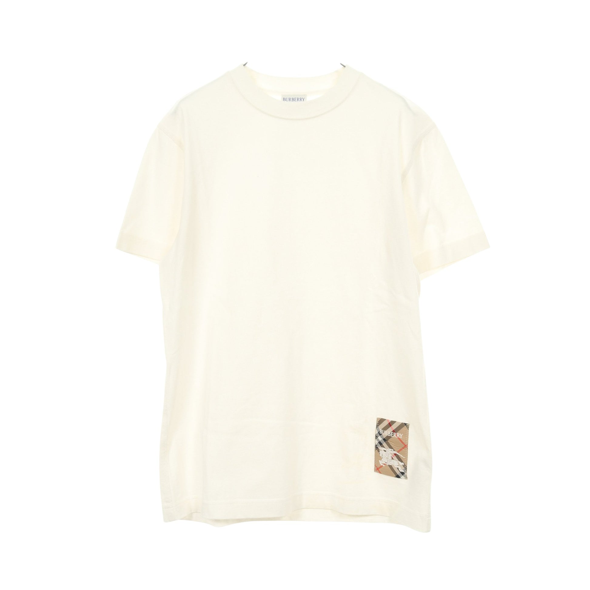 半袖Tシャツ コットン オフホワイト バーバリー – RECLO