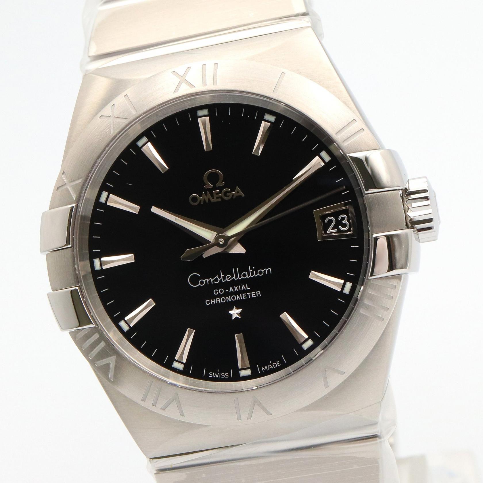 コンステレーション メンズ 腕時計 自動巻き SS ブラック ブラック