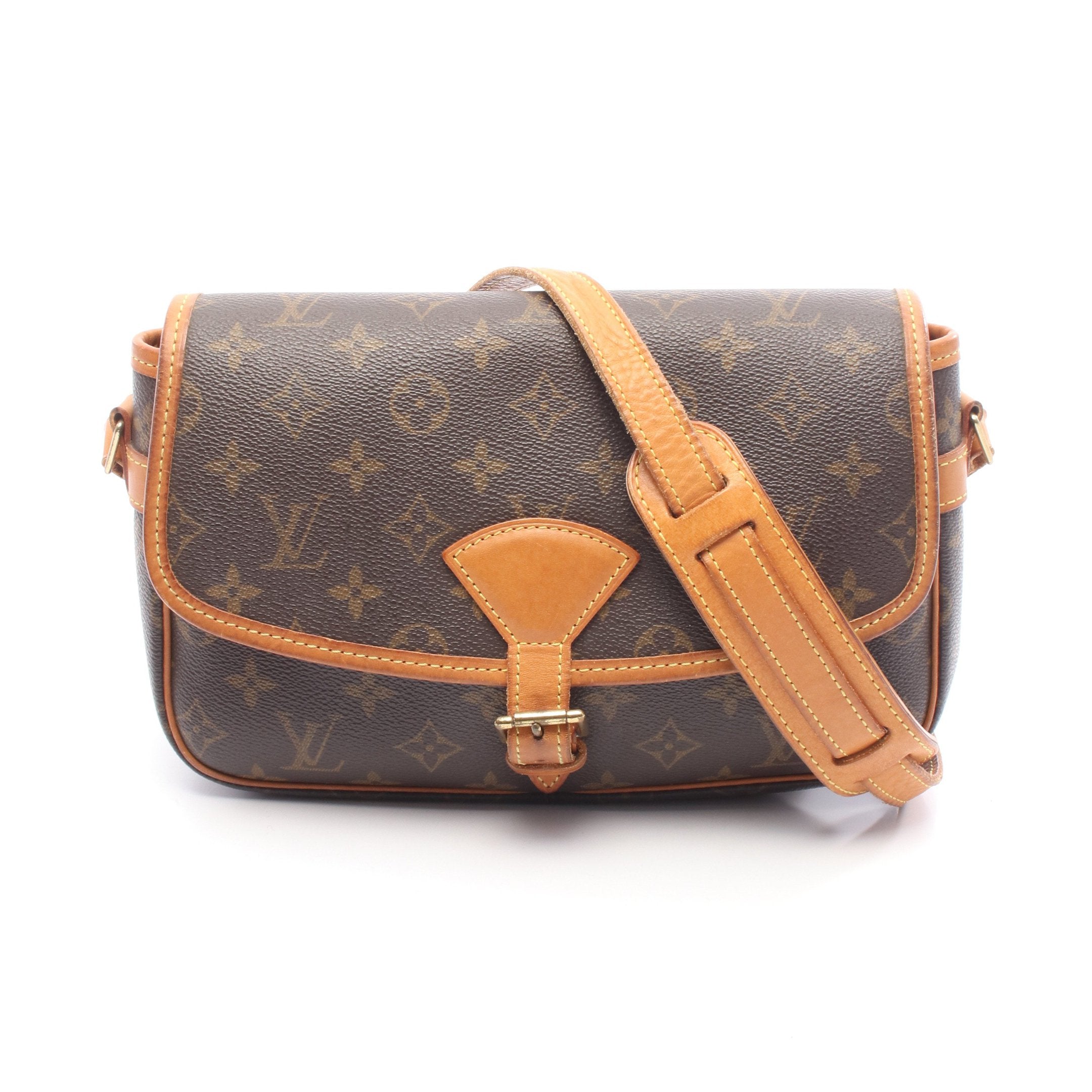 ルイ・ヴィトン LOUIS VUITTON ソローニュ モノグラム ショルダーバッグ バッグ PVCコーティングキャンバス レザー レディース ブラウン系 M42250 【中古】 ソローニュ モノグラム ショルダーバッグ PVC レザー ブラウン ルイ