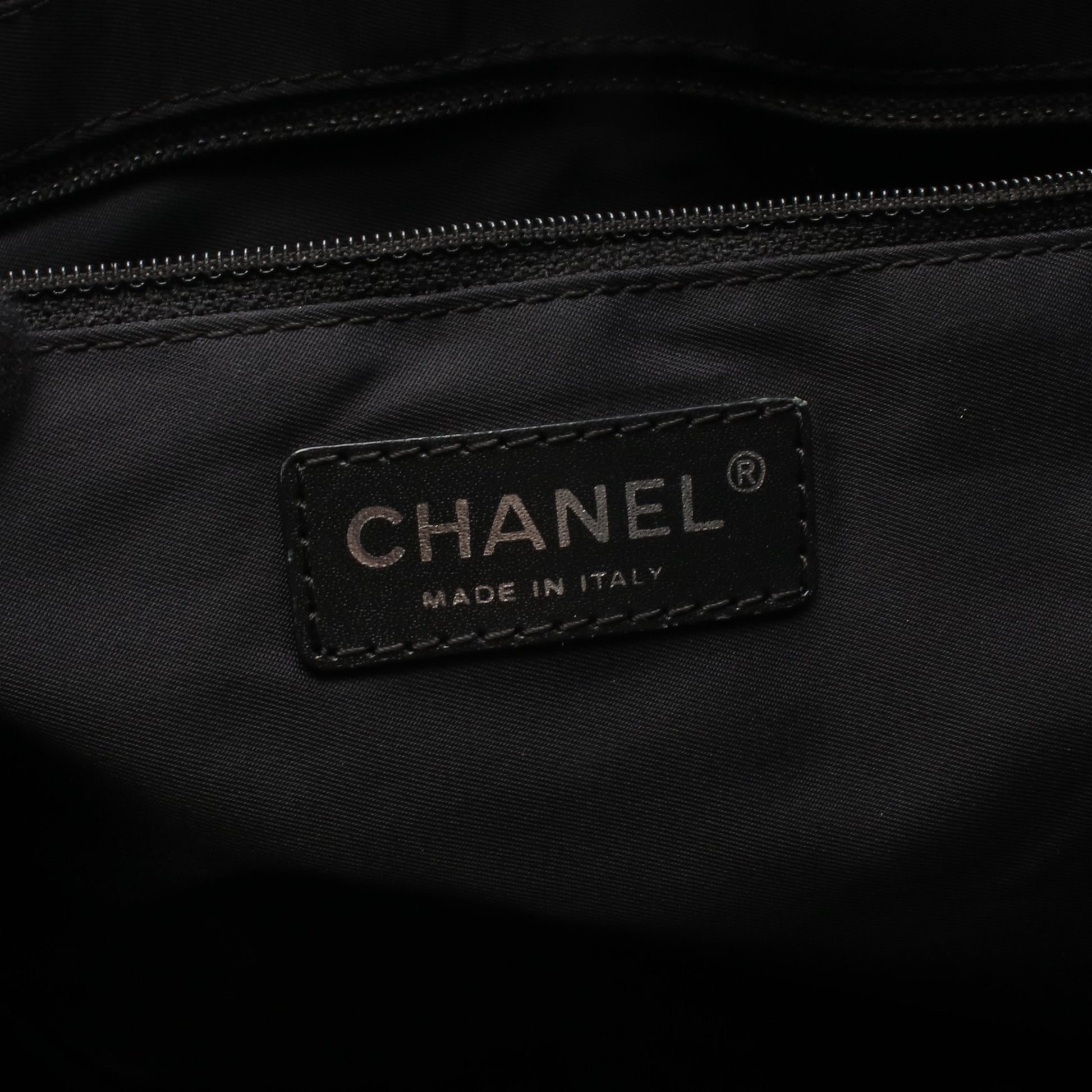 ニュートラベルラインPM ハンドバッグ トートバッグ キャンバス レザー ダークブラウン ブラック シャネル バッグ CHANEL