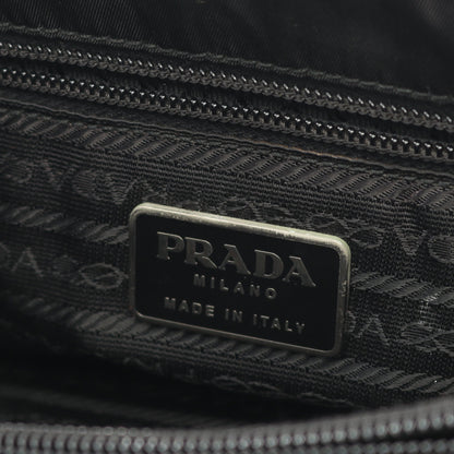 トライアングルロゴ ハンドバッグ ナイロン ブラック プラダ バッグ PRADA