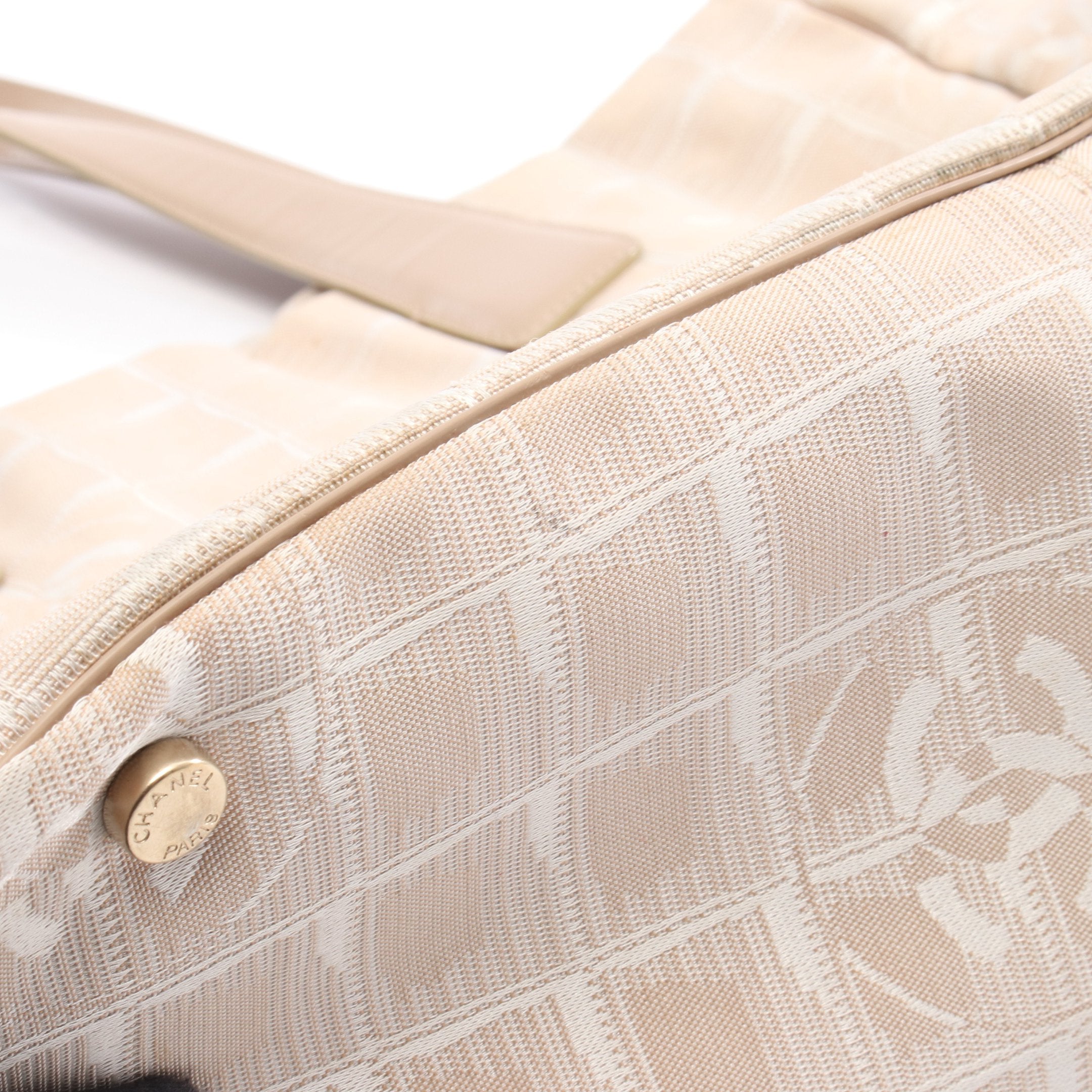 ニュートラベルラインMM ハンドバッグ トートバッグ キャンバス レザー