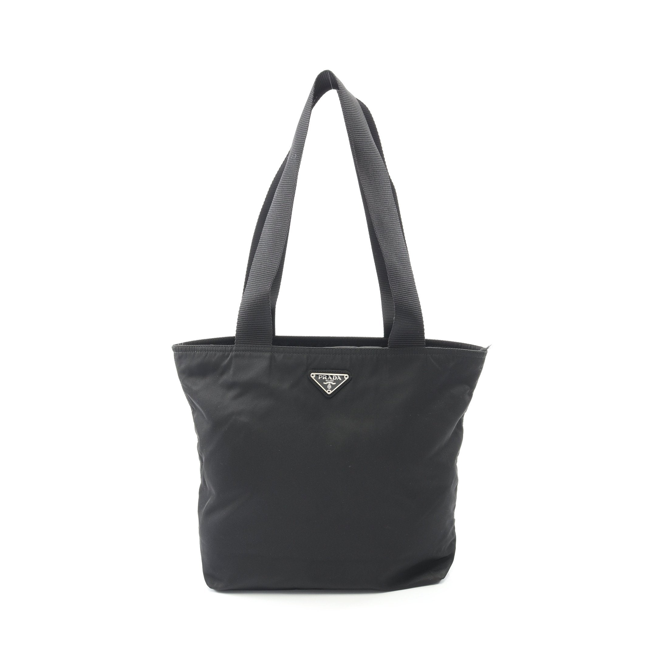 PRADA ブラック ナイロン ショルダーバッグ VELA VELA ショルダーバッグ トートバッグ ナイロン ブラック プラダ – RECLO