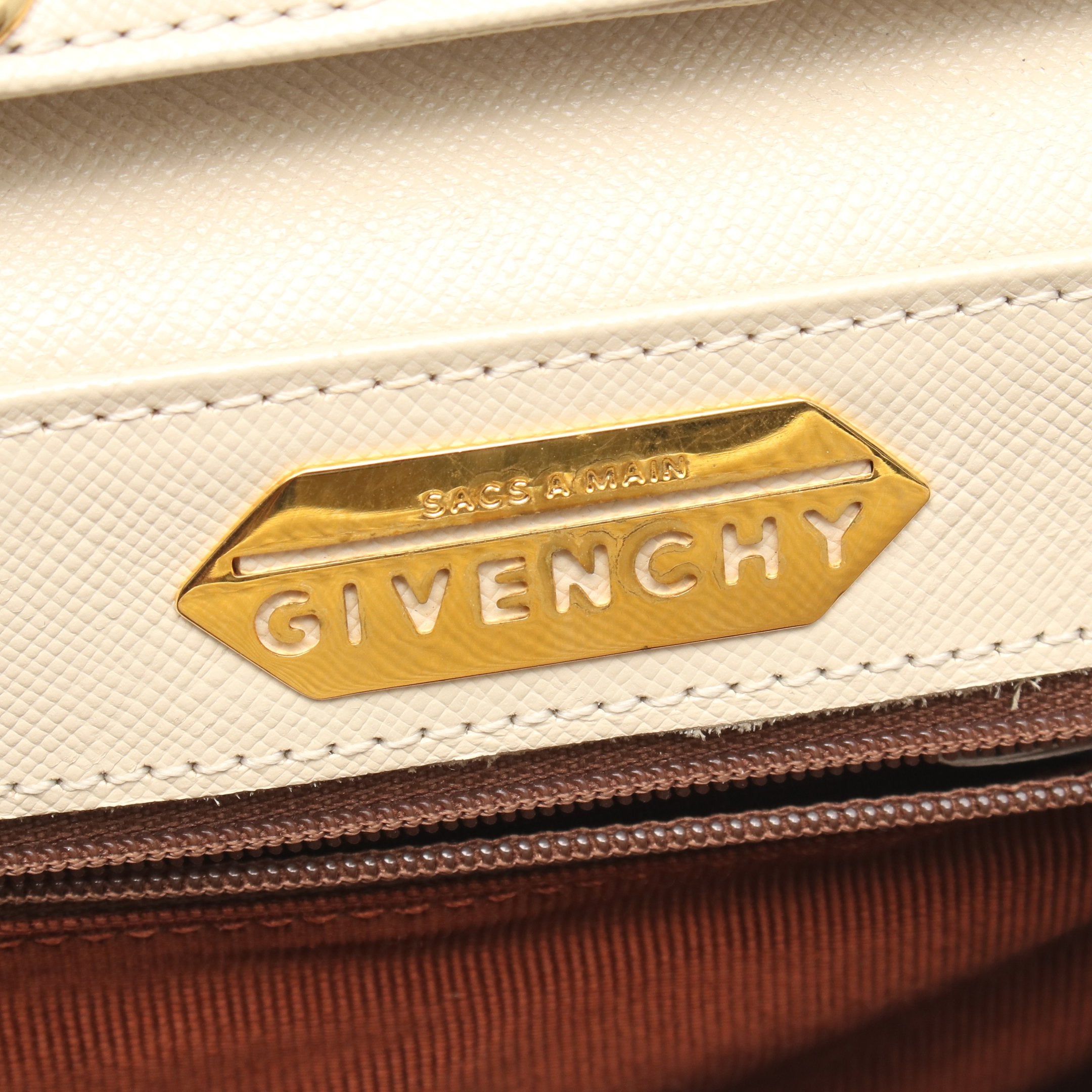 ハンドバッグ レザー アイボリー 2WAY ジバンシィ – RECLO