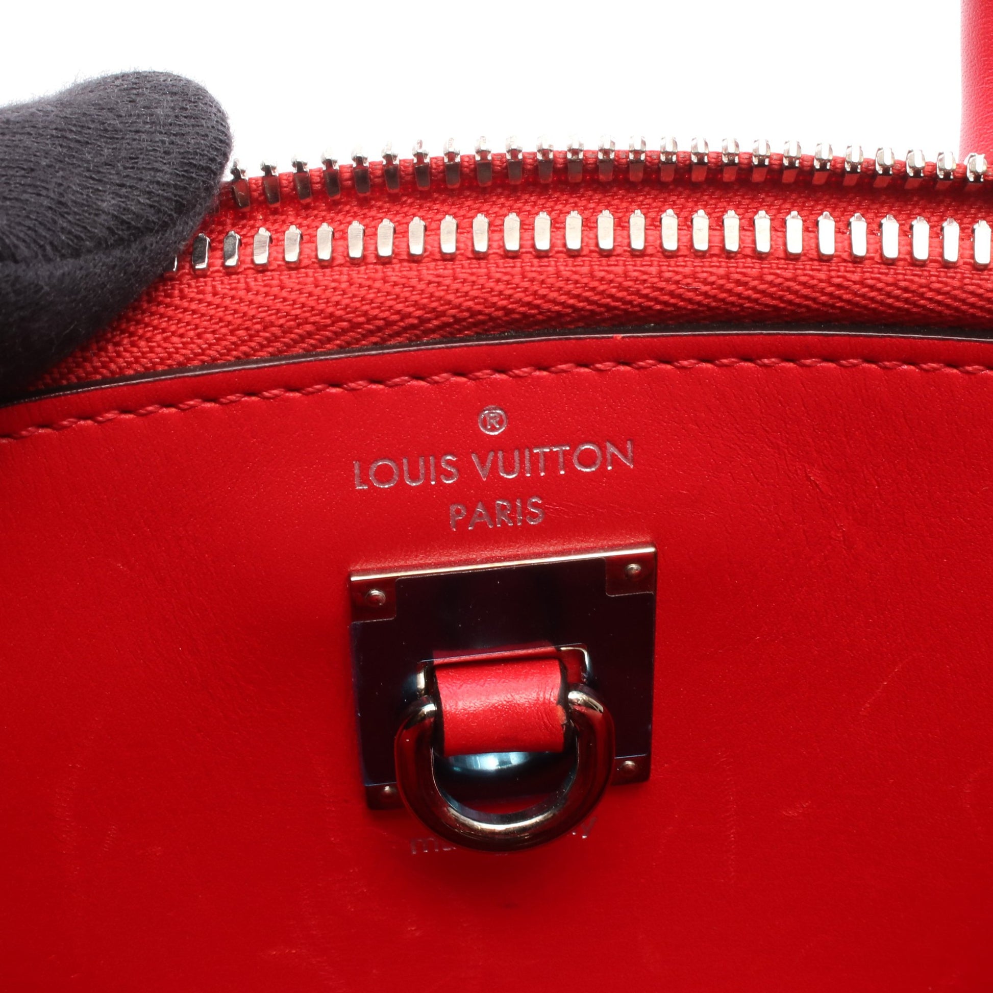 シティスティーマーPM ルージュ ハンドバッグ レザー レッド 2WAY ルイヴィトン バッグ LOUIS VUITTON