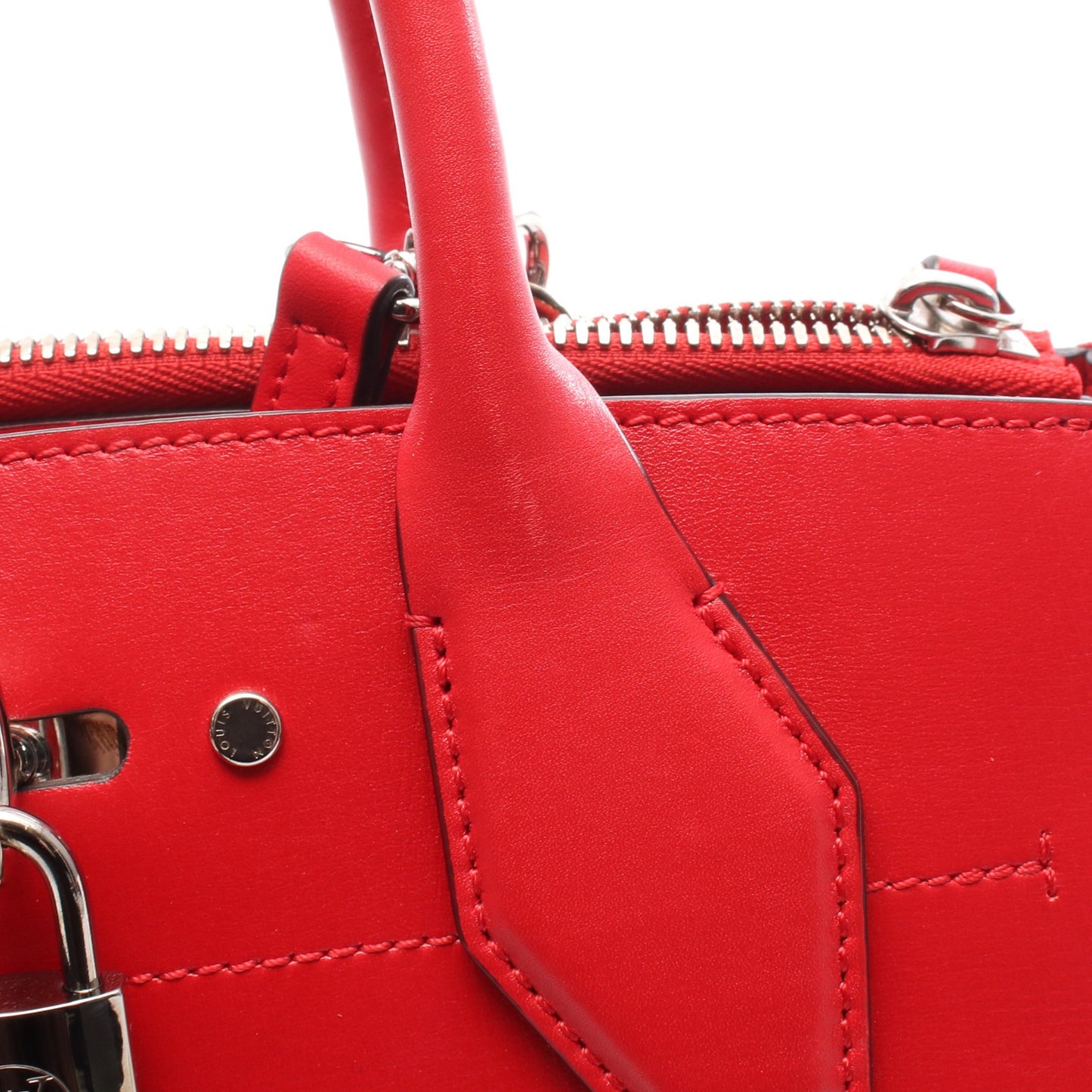 シティスティーマーPM ルージュ ハンドバッグ レザー レッド 2WAY ルイヴィトン バッグ LOUIS VUITTON