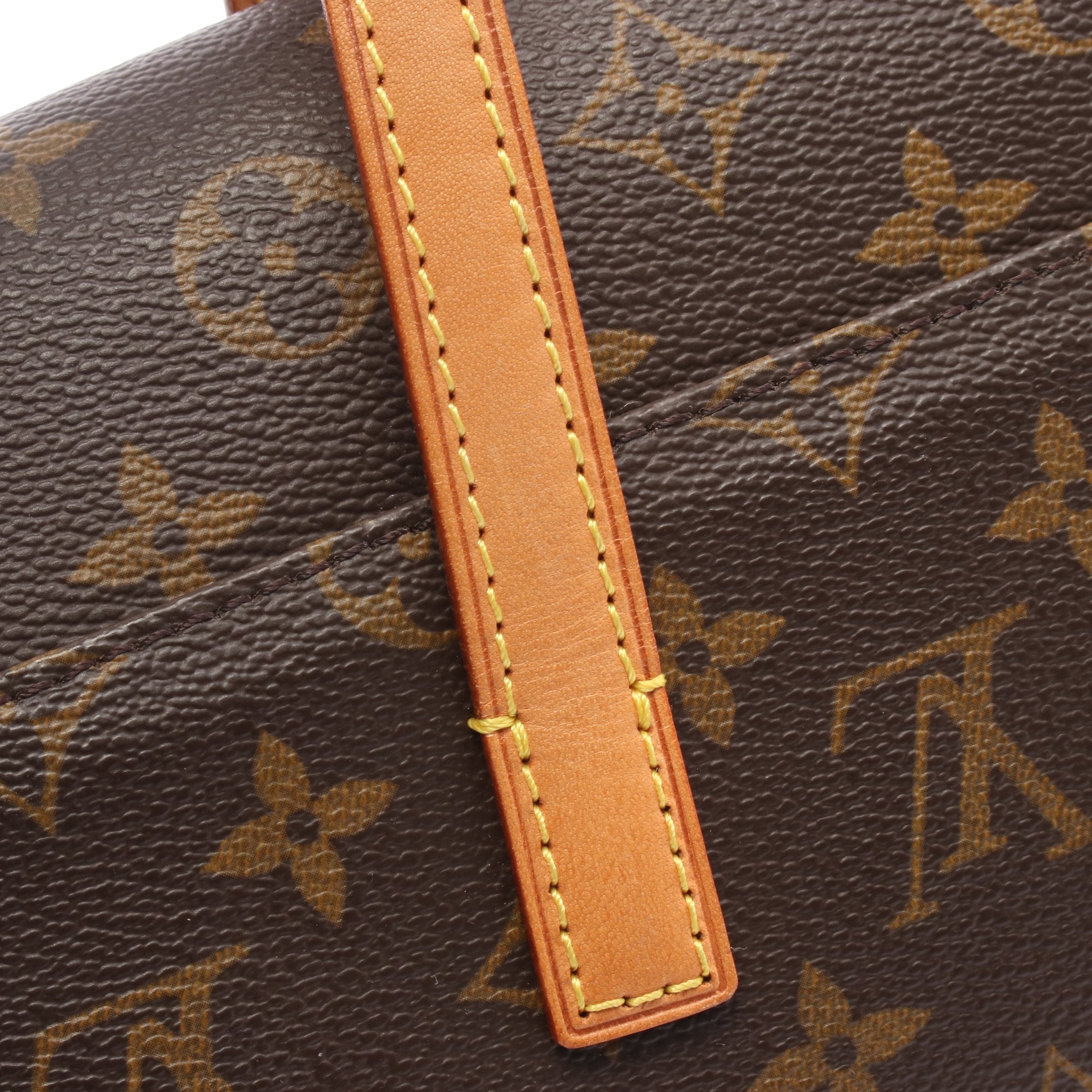 ソナチネ モノグラム ハンドバッグ PVC レザー ブラウン ルイヴィトン