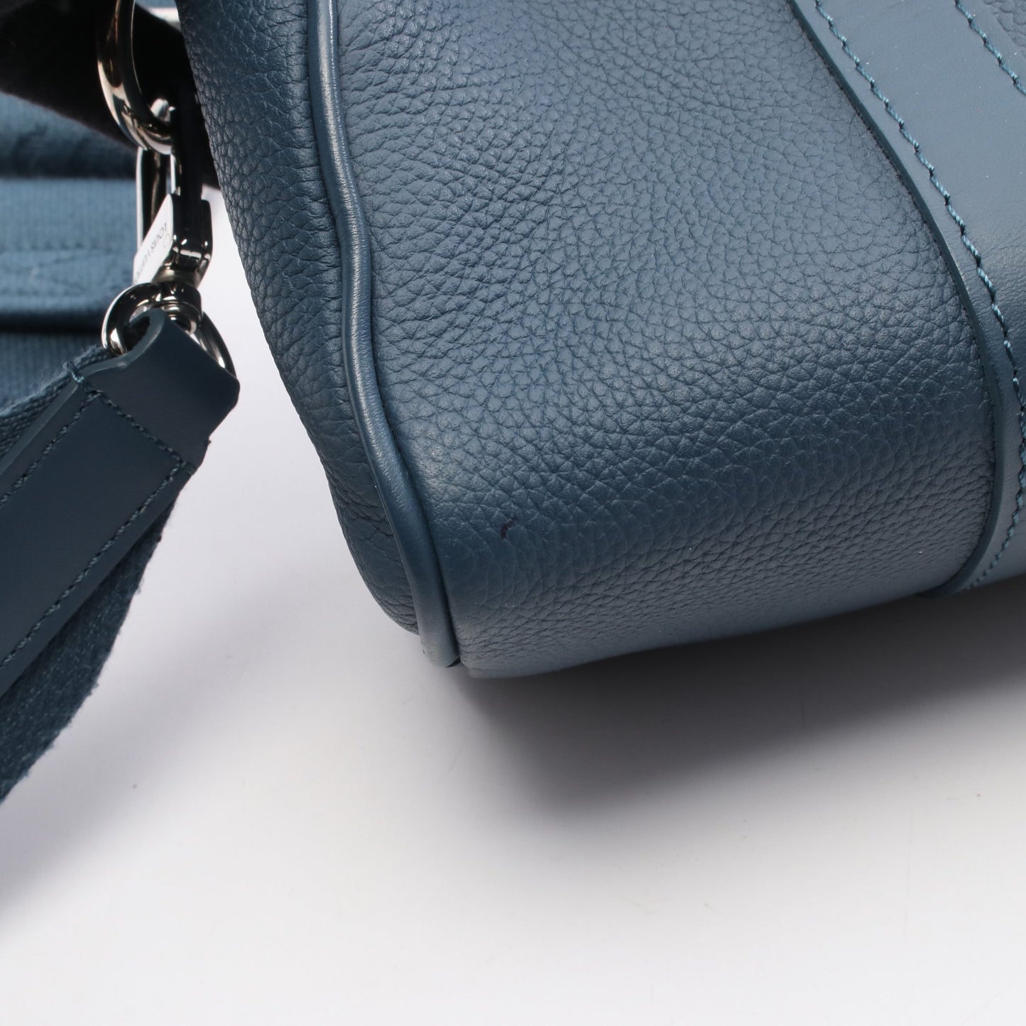 キーポルXS LVアエログラム ハンドバッグ レザー ブルー 2WAY ルイヴィトン バッグ LOUIS VUITTON