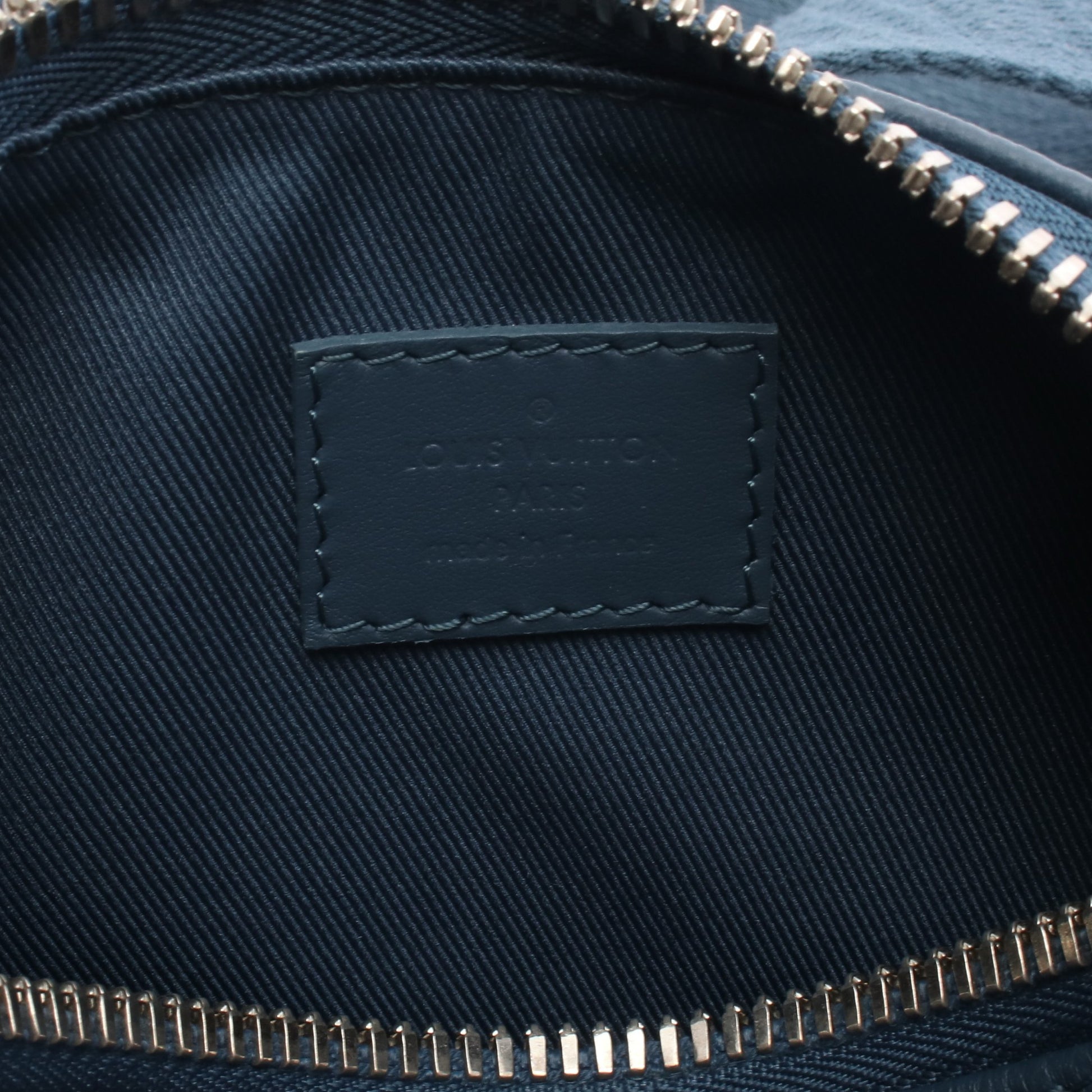 キーポルXS LVアエログラム ハンドバッグ レザー ブルー 2WAY ルイヴィトン バッグ LOUIS VUITTON
