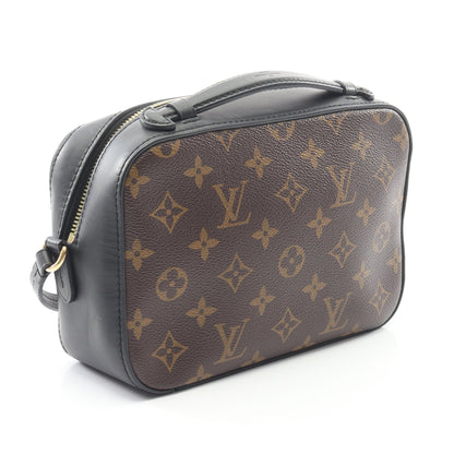サントンジュ モノグラム ノワール ショルダーバッグ PVC レザー ブラウン ブラック 2WAY ルイヴィトン バッグ LOUIS VUITTON