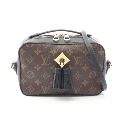サントンジュ モノグラム ノワール ショルダーバッグ PVC レザー ブラウン ブラック 2WAY ルイヴィトン バッグ LOUIS VUITTON