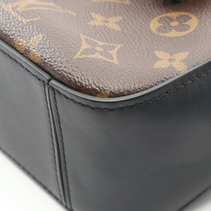 サントンジュ モノグラム ノワール ショルダーバッグ PVC レザー ブラウン ブラック 2WAY ルイヴィトン バッグ LOUIS VUITTON