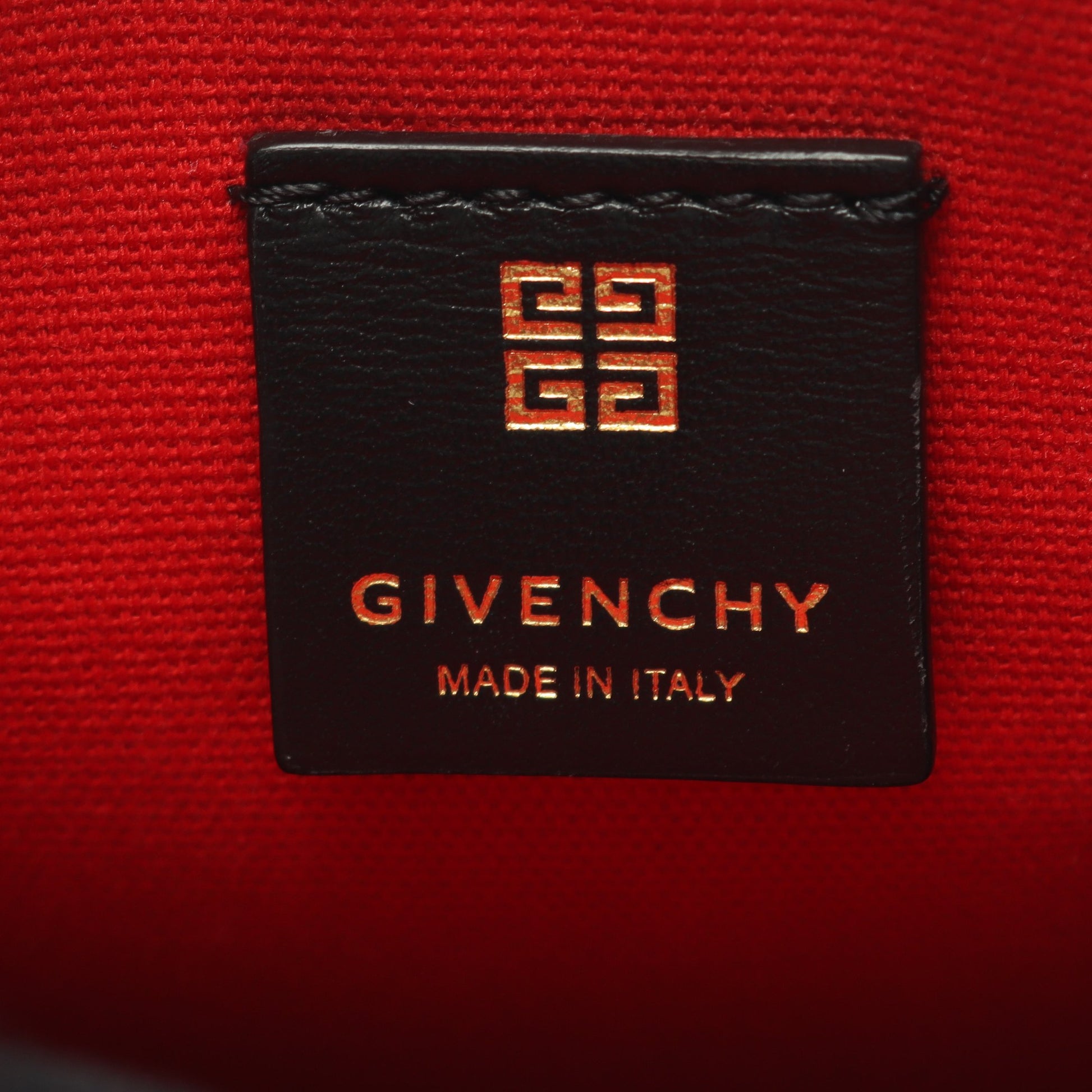 Gトート ミニ バーティカル ハンドバッグ キャンバス レザー ブラック 2WAY ジバンシィ バッグ GIVENCHY