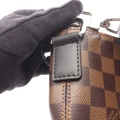ジェイク ダミエエベヌ ハンドバッグ トートバッグ PVC レザー ブラウン 2WAY ルイヴィトン バッグ LOUIS VUITTON
