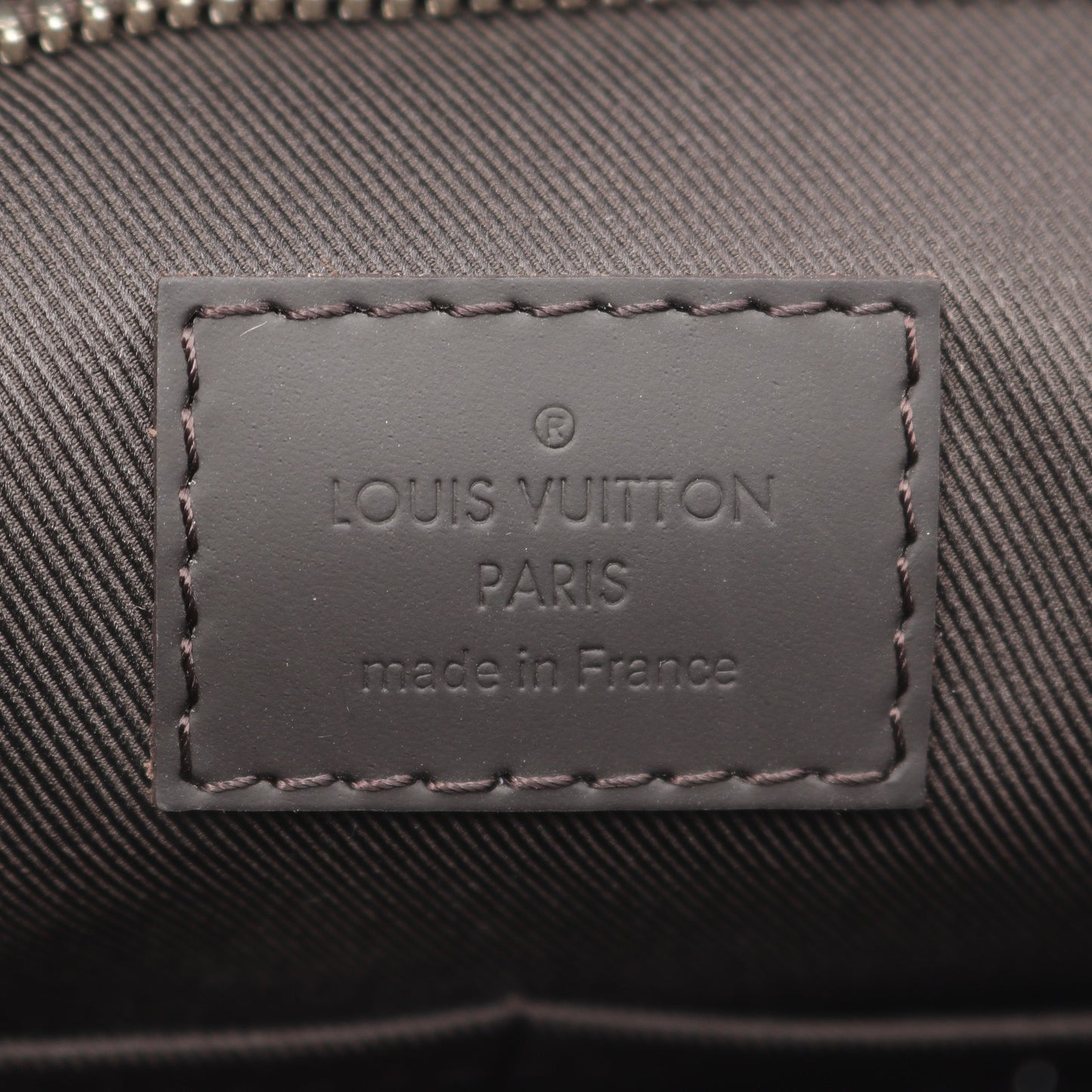 ジェイク ダミエエベヌ ハンドバッグ トートバッグ PVC レザー ブラウン 2WAY ルイヴィトン バッグ LOUIS VUITTON