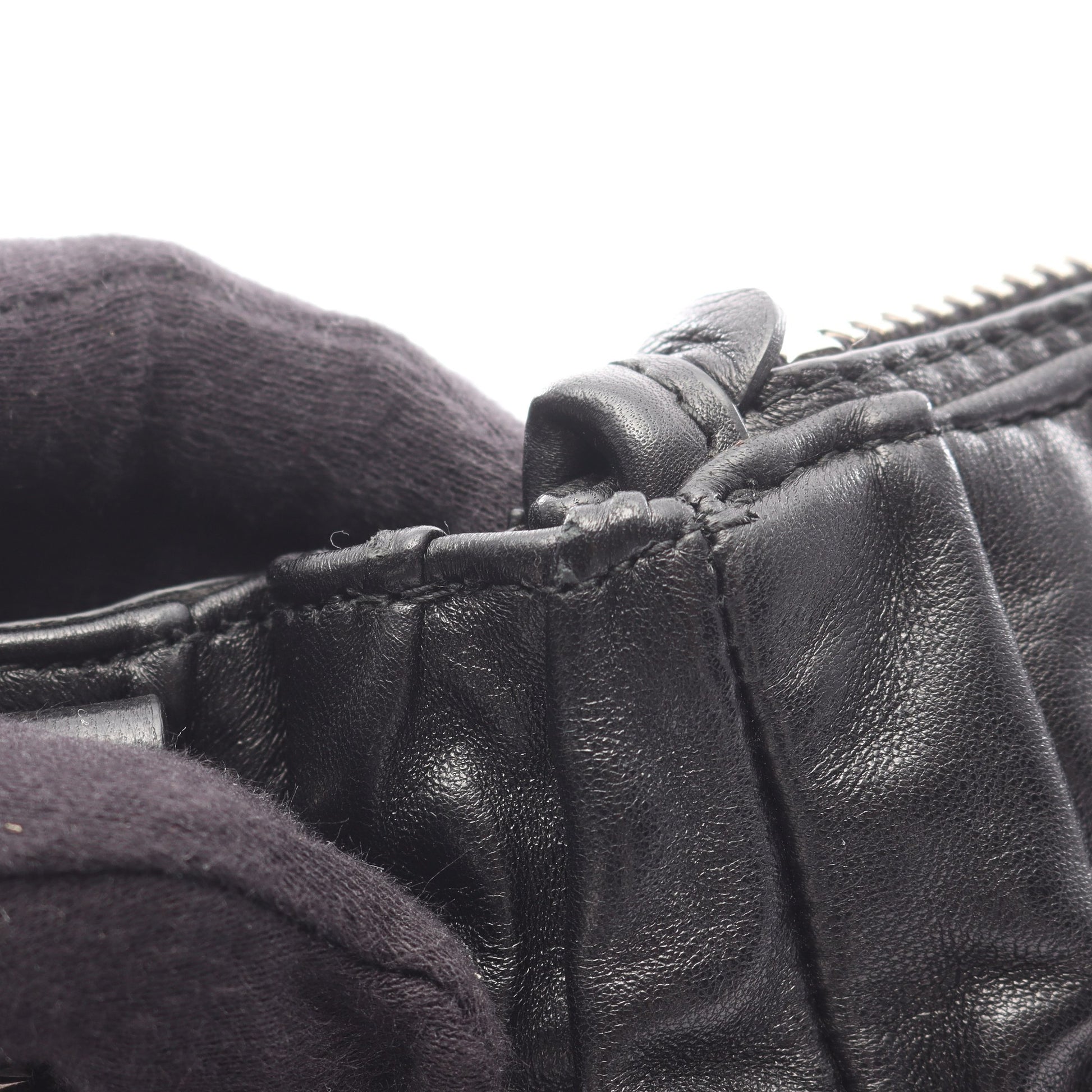 NAPPA GAUFRE’ ハンドバッグ レザー ブラック 2WAY プラダ バッグ PRADA