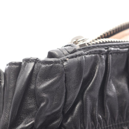 NAPPA GAUFRE’ ハンドバッグ レザー ブラック 2WAY プラダ バッグ PRADA