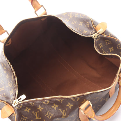 キーポル50 モノグラム ボストンバッグ PVC レザー ブラウン ルイヴィトン バッグ LOUIS VUITTON