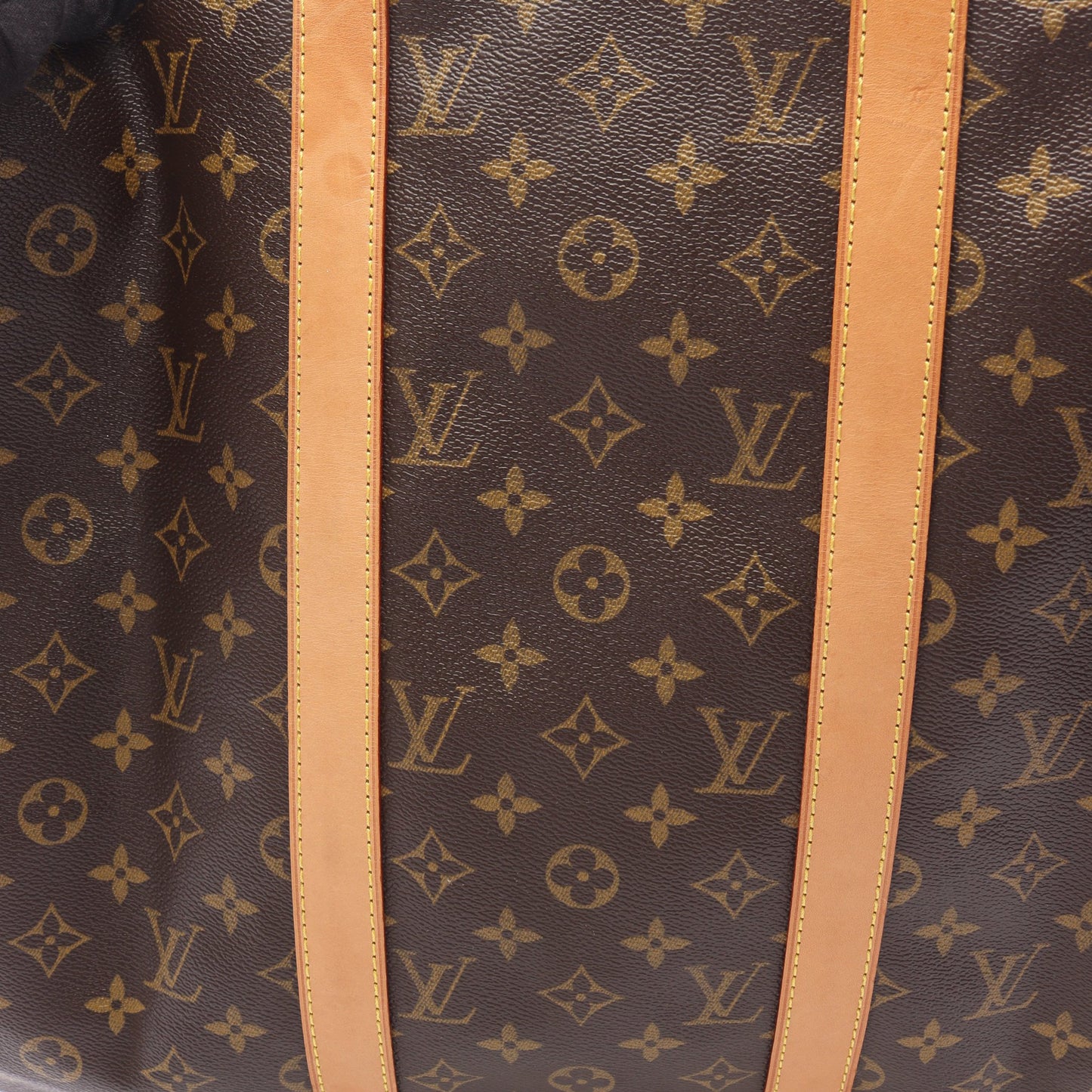 キーポル50 モノグラム ボストンバッグ PVC レザー ブラウン ルイヴィトン バッグ LOUIS VUITTON