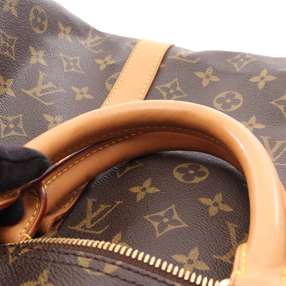 キーポル50 モノグラム ボストンバッグ PVC レザー ブラウン ルイヴィトン バッグ LOUIS VUITTON