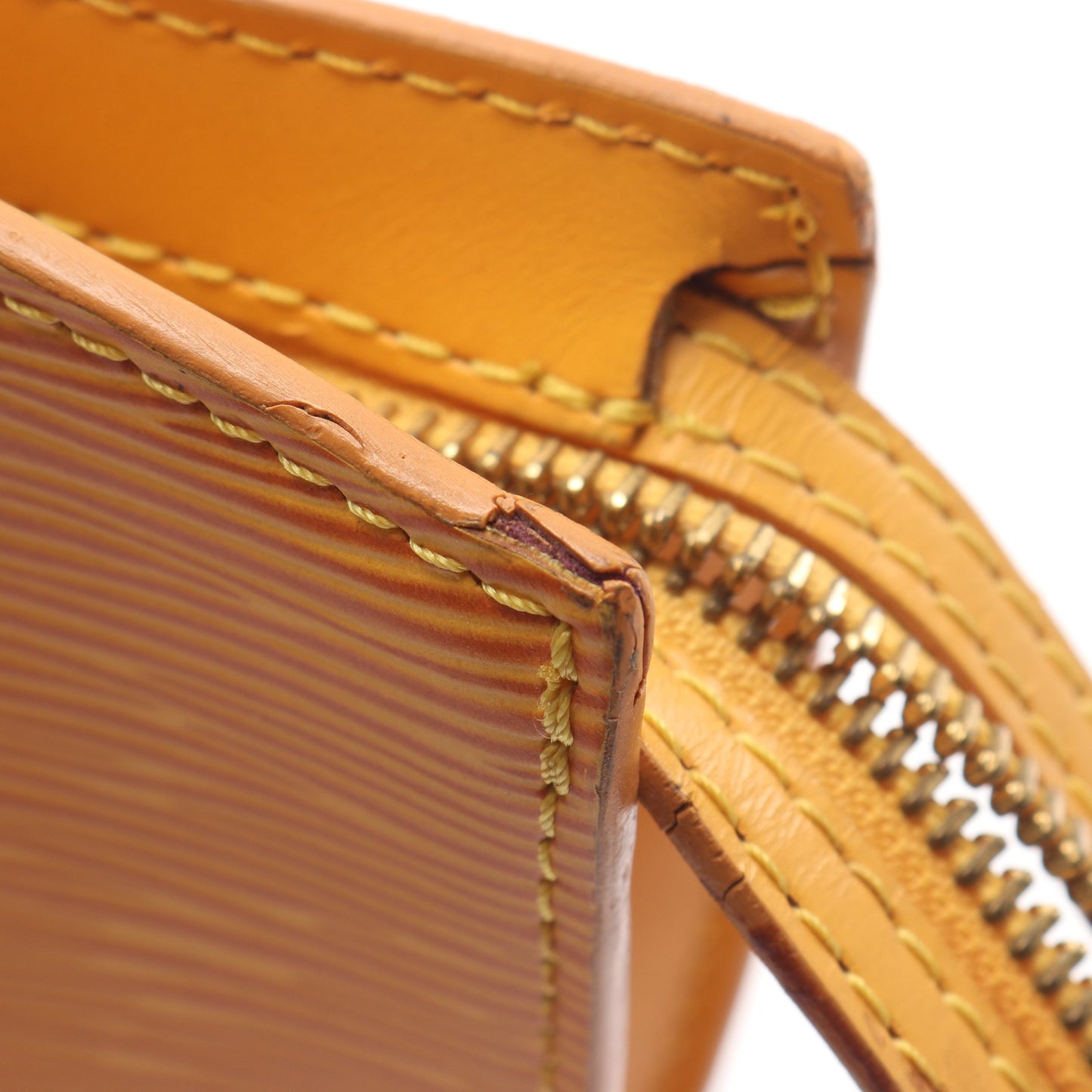 サンジャック エピ タッシリイエロー ハンドバッグ レザー イエロー ルイヴィトン バッグ LOUIS VUITTON