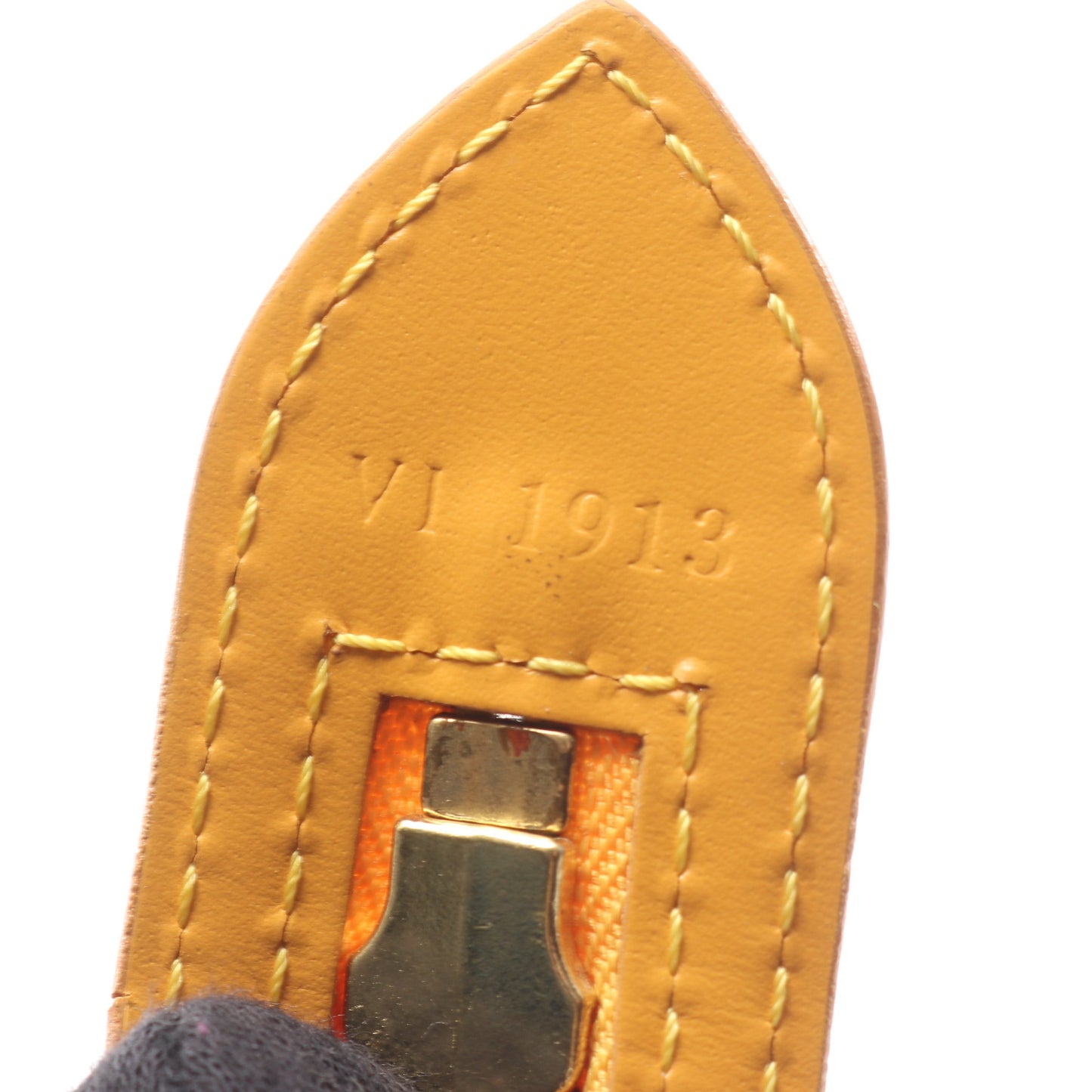 サンジャック エピ タッシリイエロー ハンドバッグ レザー イエロー ルイヴィトン バッグ LOUIS VUITTON