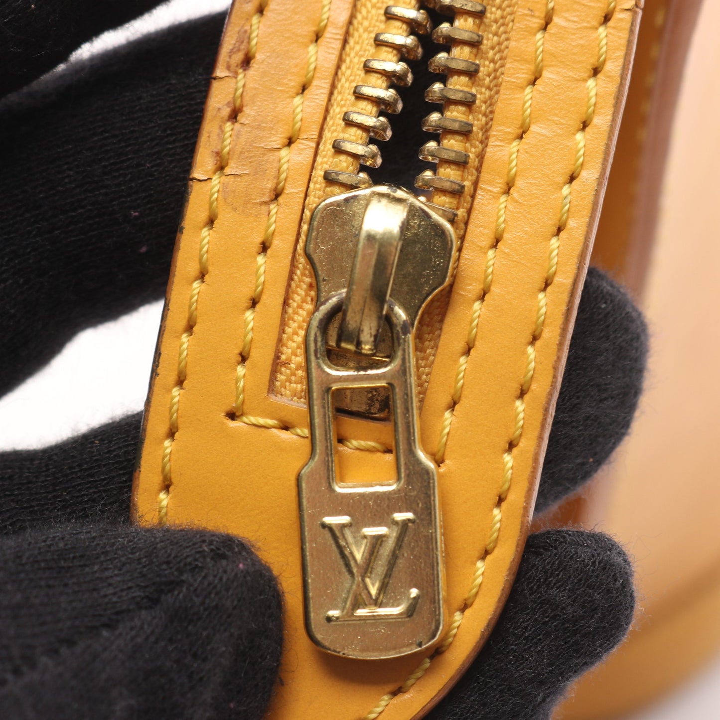 サンジャック エピ タッシリイエロー ハンドバッグ レザー イエロー ルイヴィトン バッグ LOUIS VUITTON
