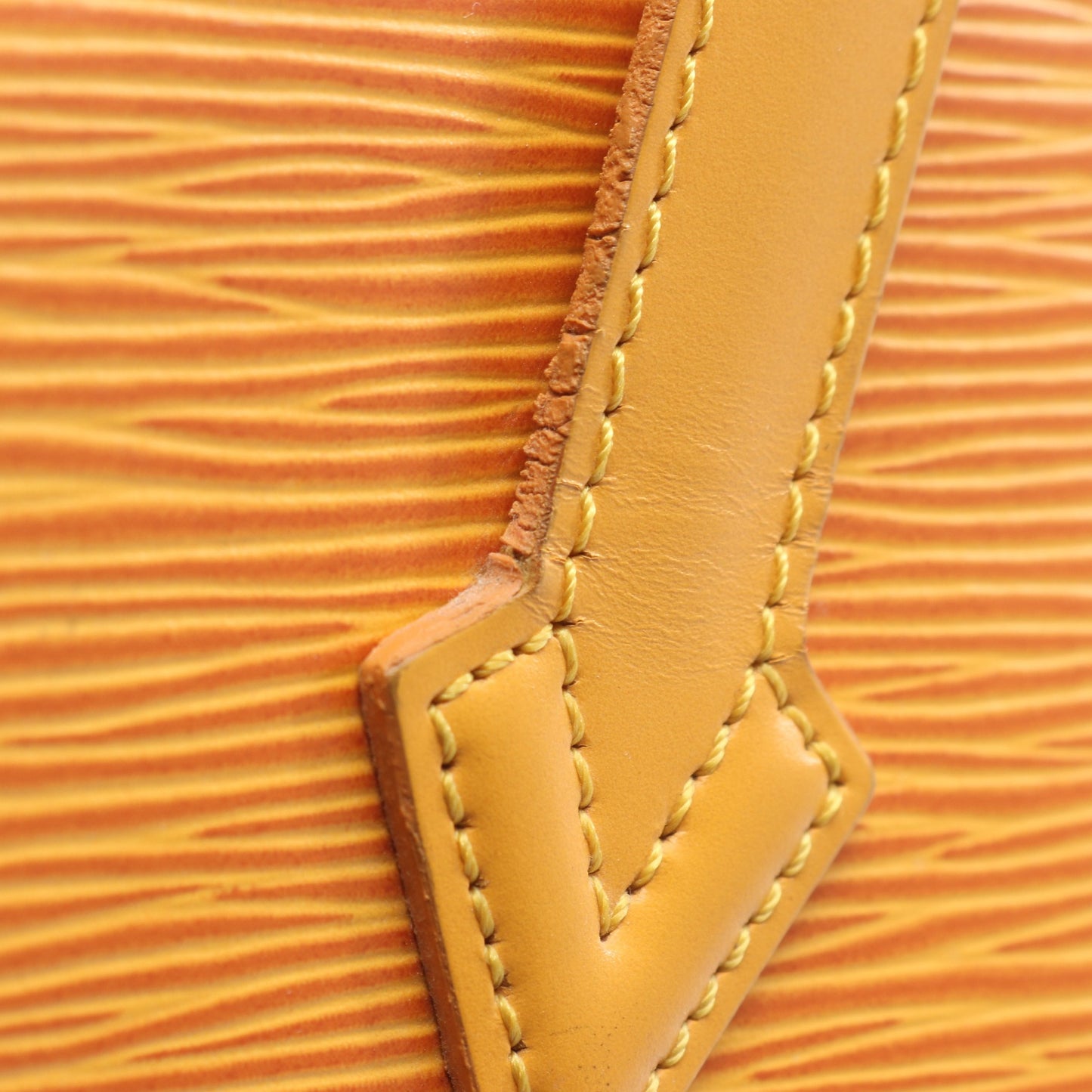 サンジャック エピ タッシリイエロー ハンドバッグ レザー イエロー ルイヴィトン バッグ LOUIS VUITTON
