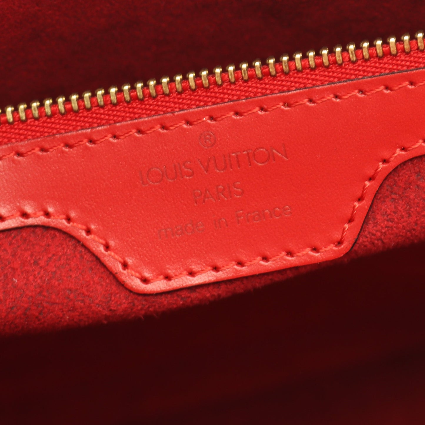 リュサック エピ カスティリアンレッド ショルダーバッグ レザー レッド ルイヴィトン バッグ LOUIS VUITTON