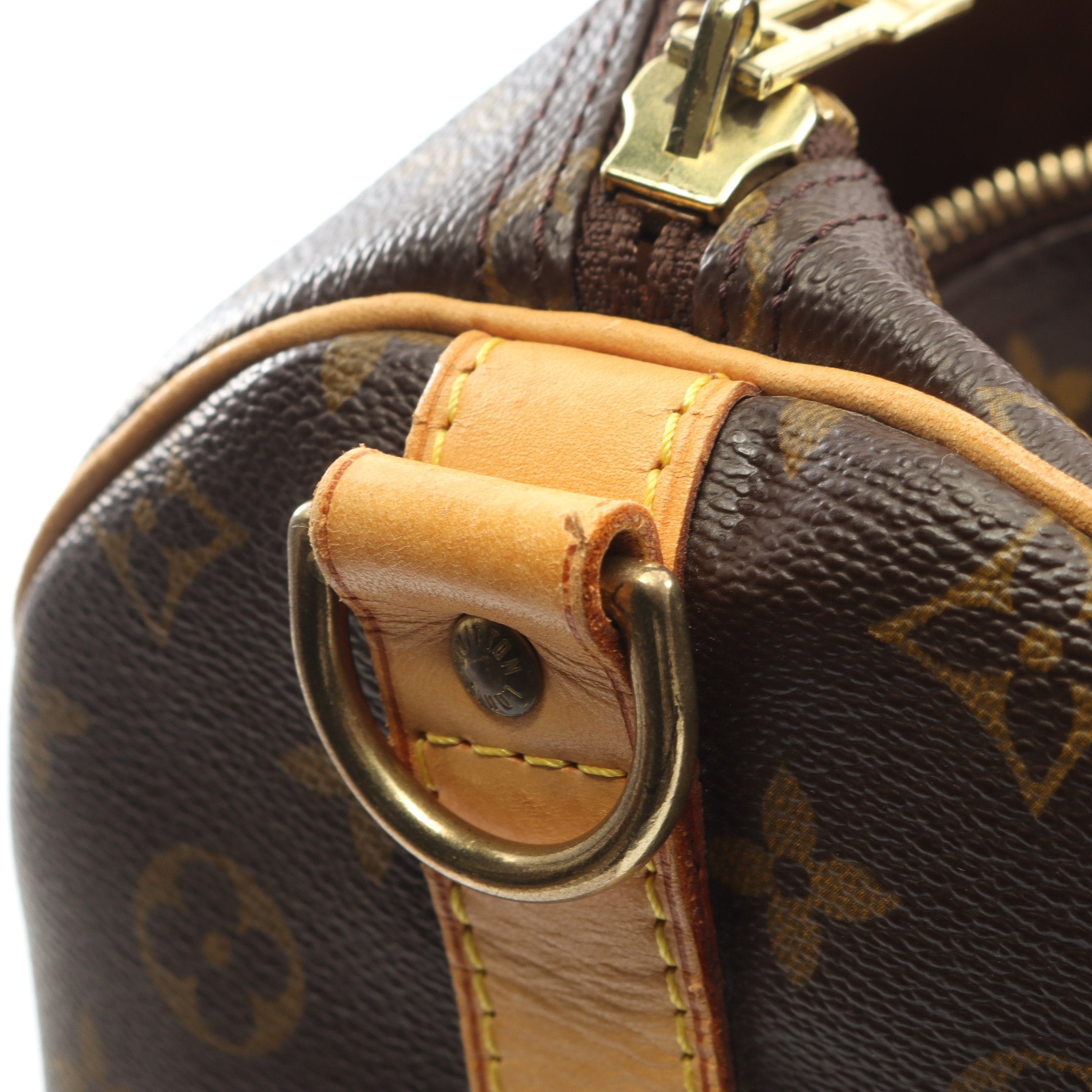 キーポル バンドリエール55 モノグラム ボストンバッグ PVC レザー