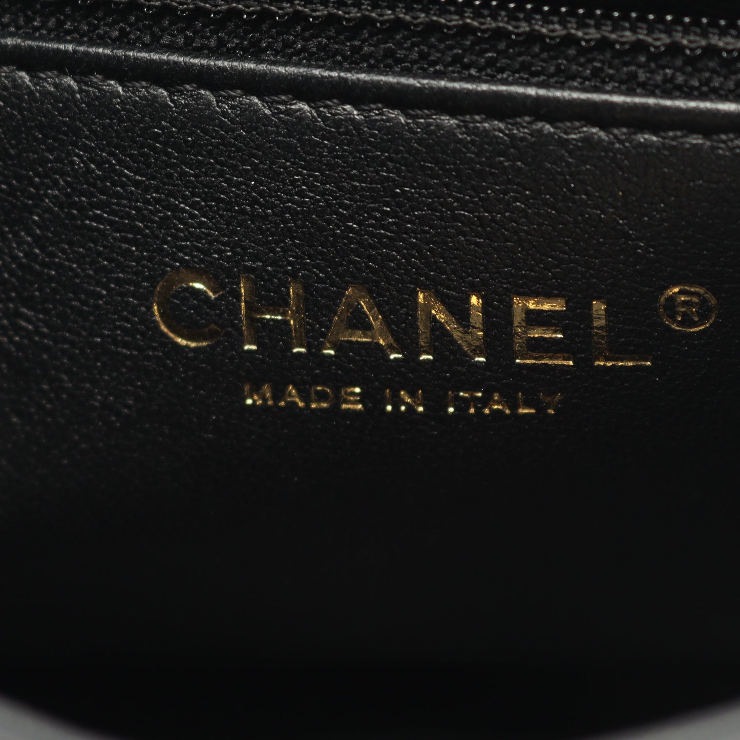 マトラッセ チェーンショルダーバッグ ラムスキン ブラック ゴールド金具 シャネル バッグ CHANEL