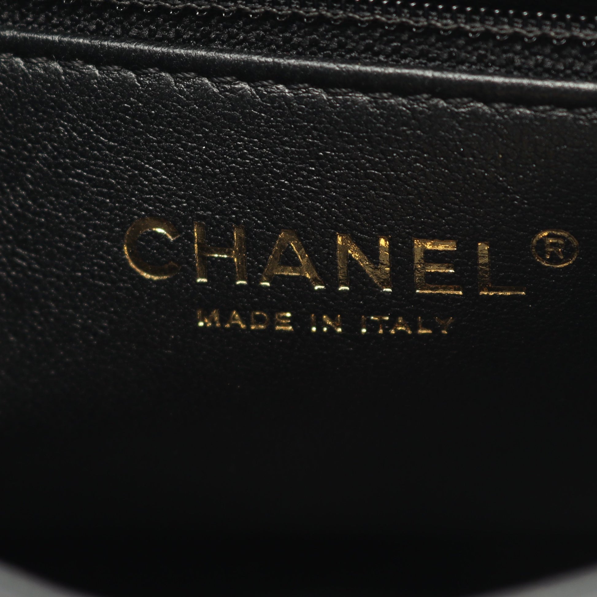 マトラッセ チェーンショルダーバッグ ラムスキン ブラック ゴールド金具 シャネル バッグ CHANEL