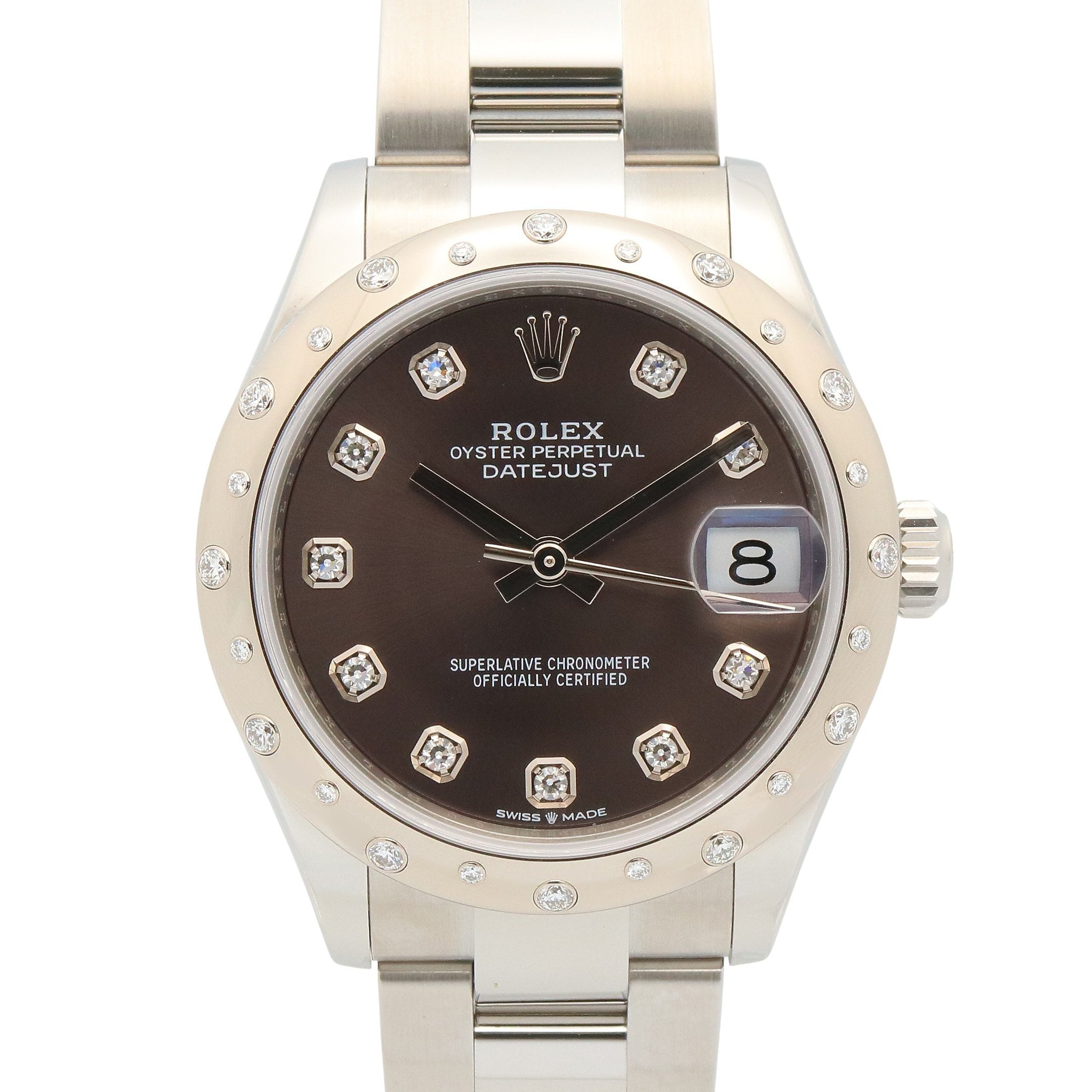 ROLEX ロレックス 腕時計 デイトジャスト 20Pダイヤベゼル/10Pダイヤ NP デイトジャスト 20Pダイヤベゼル/10Pダイヤ NP ボーイズ 腕時計 自動