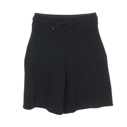 Hモチーフ ハーフ パンツ ウール ブラック ニット エルメス ボトムス HERMES