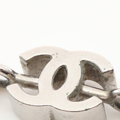 ココマーク チョーカー ネックレス ラインストーン シルバー クリア B25C シャネル アクセサリー CHANEL
