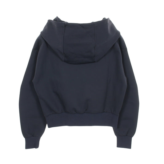 ロゴプリント プルオーバーパーカー ナイロン ネイビー ステラマッカートニー