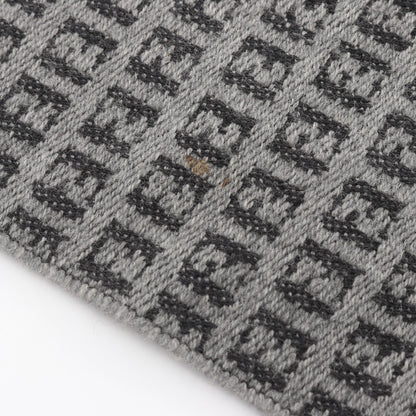 FF柄 マフラー ウール グレー ブラック フェンディ 財布・小物 FENDI