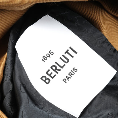 ジャケット ウール レザー ベージュ ブラウン 切替 ベルルッティ アウター Berluti