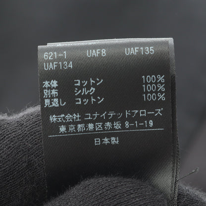 コーデュロイ ギャザーネック マキシ ワンピース コットン ブラック ドゥロワー ワンピース Drawer
