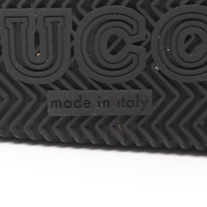 ウェブストライプ クロスラバー スライドサンダル ラバー ブラック レッド グリーン グッチ シューズ GUCCI