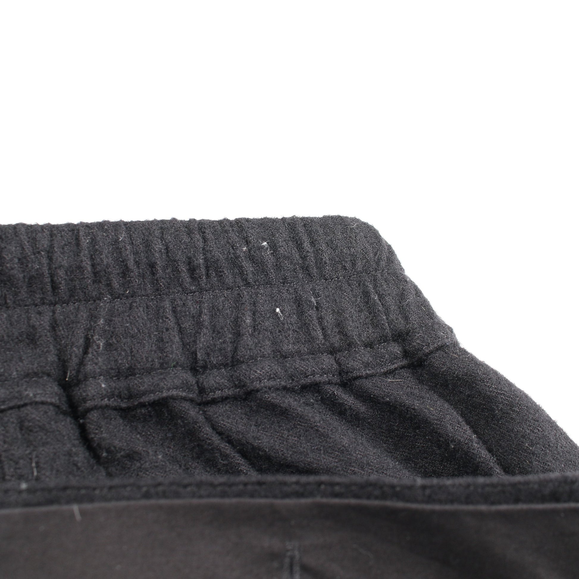 サルエルパンツ イージーパンツ コットン ウール ブラック ボタンフライ リックオウエンス ボトムス Rick Owens