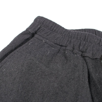 サルエルパンツ イージーパンツ コットン ウール ブラック ボタンフライ リックオウエンス ボトムス Rick Owens