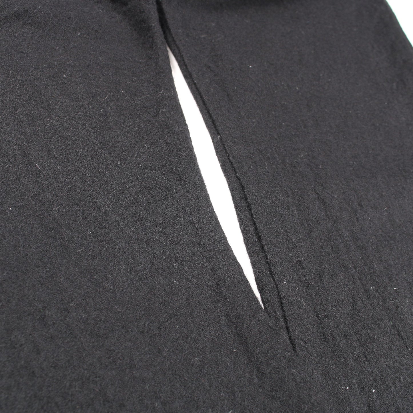 サルエルパンツ イージーパンツ コットン ウール ブラック ボタンフライ リックオウエンス ボトムス Rick Owens