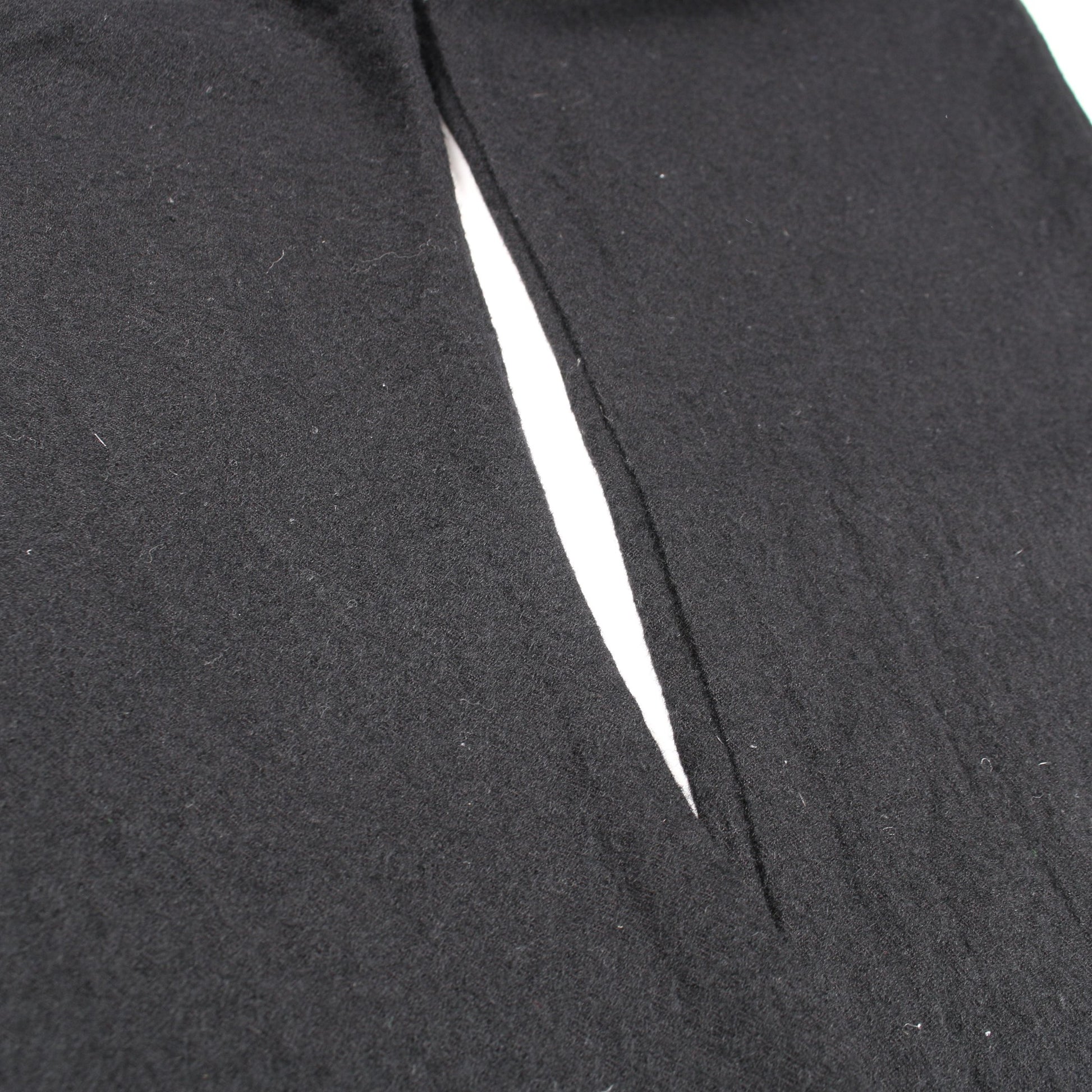サルエルパンツ イージーパンツ コットン ウール ブラック ボタンフライ リックオウエンス ボトムス Rick Owens