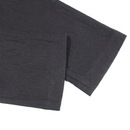 サルエルパンツ イージーパンツ コットン ウール ブラック ボタンフライ リックオウエンス ボトムス Rick Owens