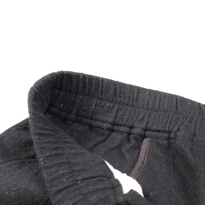 サルエルパンツ イージーパンツ コットン ウール ブラック ボタンフライ リックオウエンス ボトムス Rick Owens