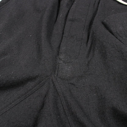 サルエルパンツ イージーパンツ コットン ウール ブラック ボタンフライ リックオウエンス ボトムス Rick Owens