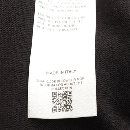 V TOMMY T Vネック オーバーサイズ 半袖Tシャツ コットン ブラック リックオウエンス